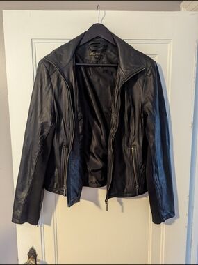 Black Leather Women’s Jacket